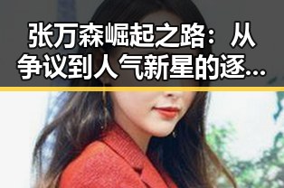 张万森崛起之路：从争议到人气新星的逐步蜕变